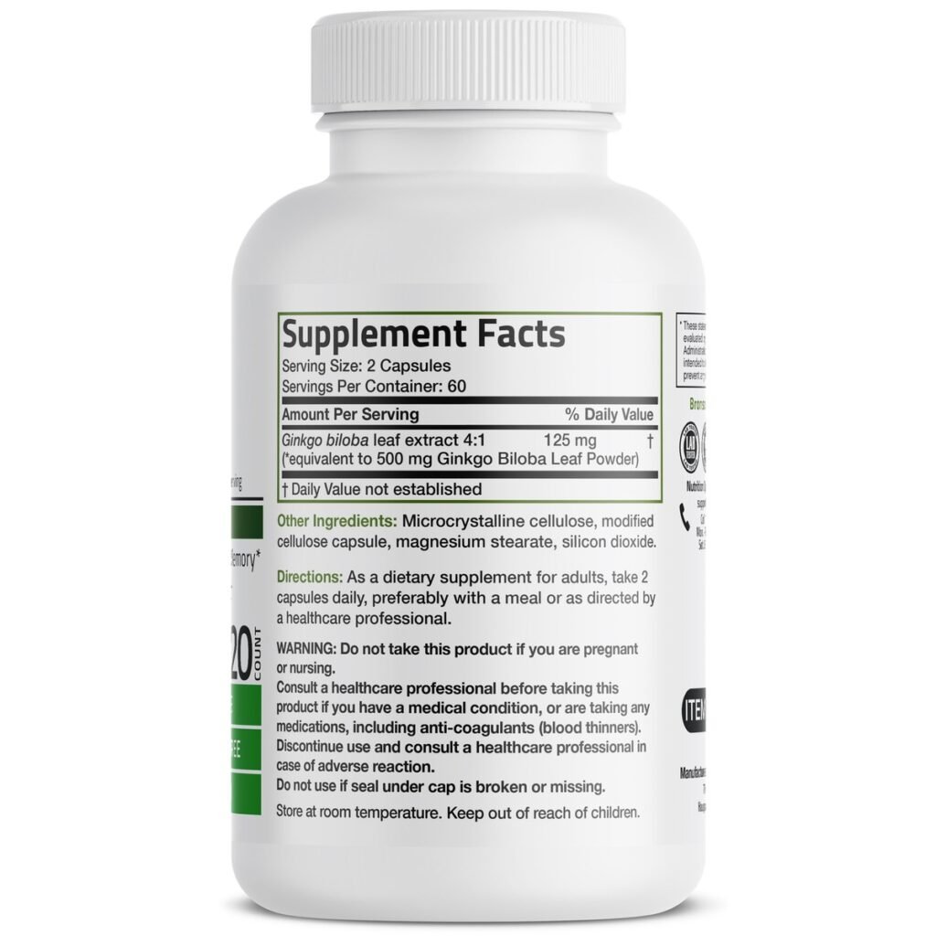 bronson secures the best ginkgo biloba supplement place in 2026